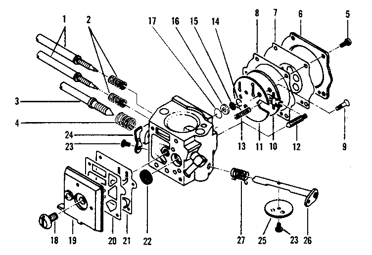 Mcculloch pro mac 610 parts diagram